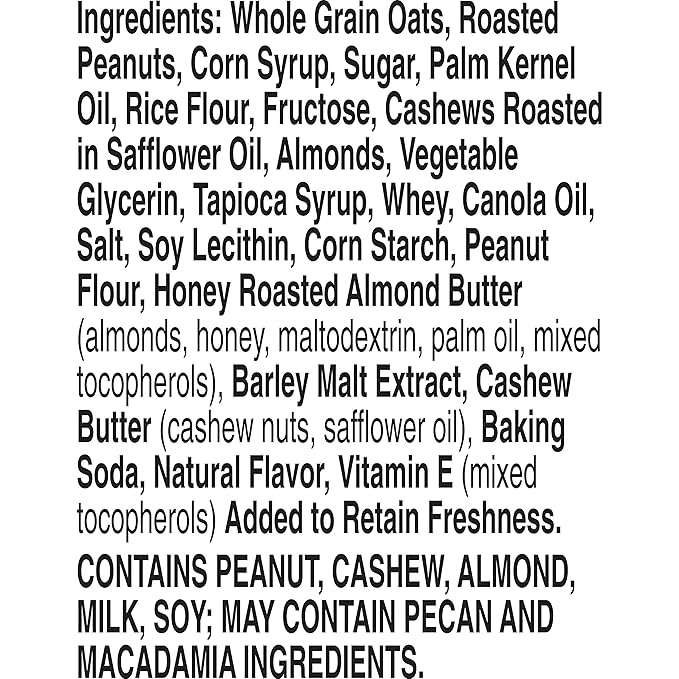 Nature Valley Granola Bars Sweet and Salty Nut Roasted Mixed Nut, 1.2 Oz, 6 Ct (Pack of 2)