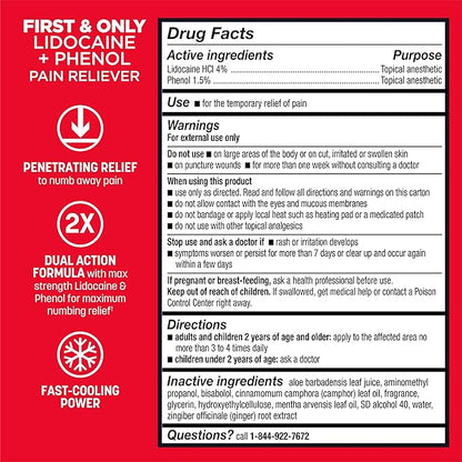 Absorbine Jr. PRO Maximum Strength Lidocaine Roll-On for Targeted Nerve and Muscle Pain Relief, 4% Lidocaine + 1.5% Phenol, Fast Acting & Long Lasting, 2.5 oz