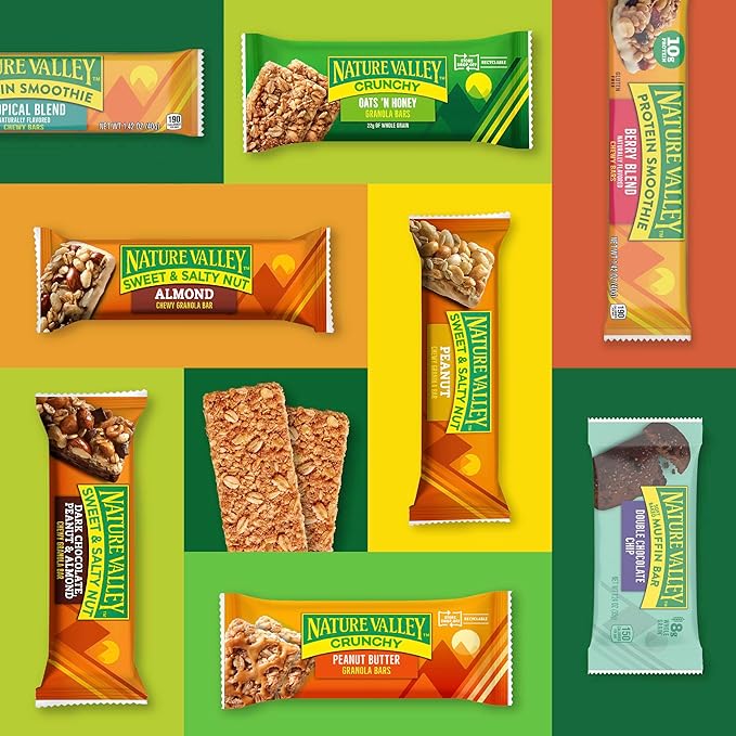 Nature Valley Crispy Creamy Wafer Bars, Honey Vanilla, Whole Grain, 5 Bars, 6.5 oz