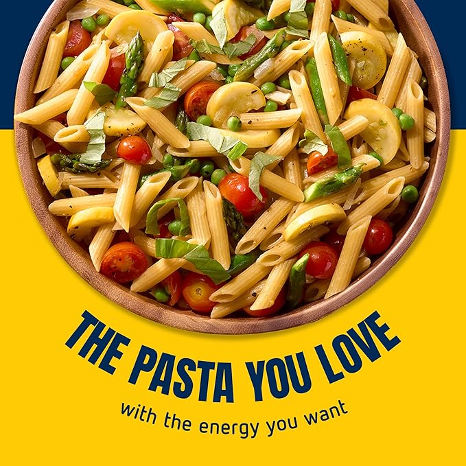 Barilla Protein+ (Plus) Penne Pasta, 14.5 Ounce - plant based - Made from Lentils, Chickpeas & Peas - Non-GMO, Kosher Certified