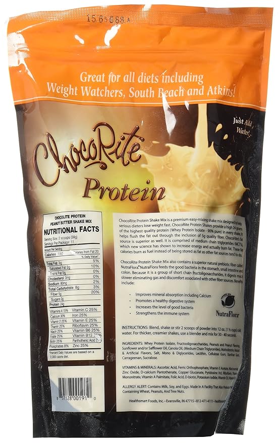 ChocoRite Peanut Butter Protein Shake, 14.7 Ounce