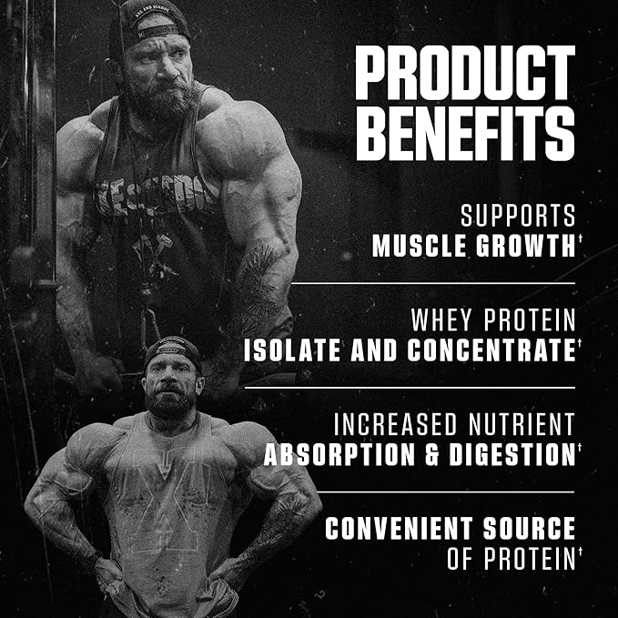 Axe & Sledge WHEY More Premium Protein Blend | 24g Protein, Whey Concentrate & Isolate | Prebiotic Fiber for Enhanced Absorption | Creamy, Delicious, Versatile | 30 Servings, Peanut Butter Pie