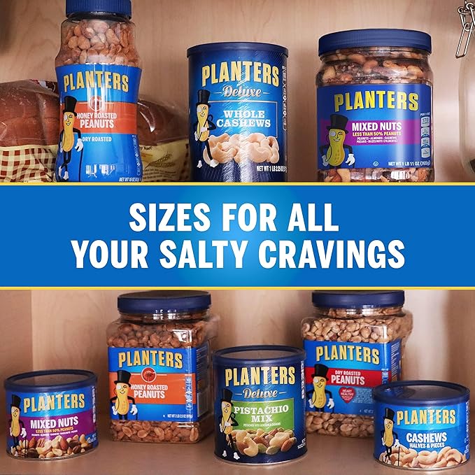 Planters Mixed Nuts Jar, 27 Ounce (Pack of 2)