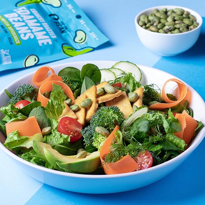 The Only Bean Crunchy Dry Roasted Edamame Beans (Variety Pack), Low Carb Keto Healthy Snacks For Adults and Kids, Fiber Protein Snacks, Diabetic Snacks, 4 oz (3 Pack)