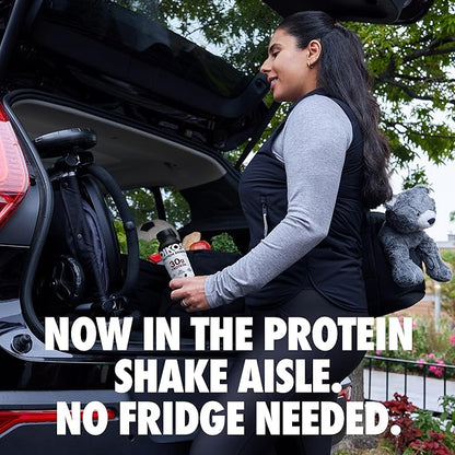 Oikos Protein Shake, Exclusive Variety Pack, 30g High Protein Drinks, Shelf Stable, Ready to Drink, 5g Prebiotic Fiber, 12 fl oz Bottle (8 ct Chocolate, 4 ct Vanilla)