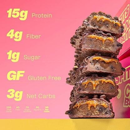 Misfits Vegan Protein Bars - Speculoos Cookie Butter | Nutrition Bars - 15g Protein, 1g Sugar, Plant-based, Low Carb, Non-GMO, Gluten Free Snacks | Pack of 12