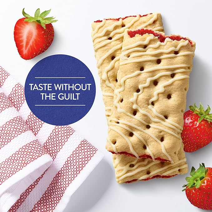 Special K Bar Pastry Crisps, 100 Calories, Breakfast Bars, Value Size, Strawberry, 15.84oz Box (36 Crisps)