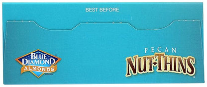 Blue Diamond Almonds, Pecan Thins Gluten Free Cracker Crisps perfect for Snacking, 4.25 oz (Pack of 4)