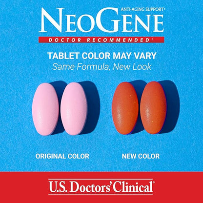 U.S. Doctors’ Clinical NeoGene (Formerly) GH3 Clinically Proven Aging Support Supplement with Nutrients for Supporting Mood, Cognition, Heart Health, Antioxidant Support [1 Month - 60 ct.]