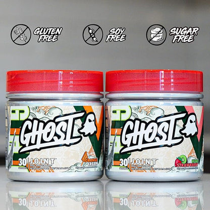 GHOST Joint Supplement, Orange Cream (30 Servings) - Daily Joint Maintenance Supplement for Men & Women - Glucosamine HCL, Chondroitin Sulfate & Curcumin - Cartilage, Bones & Joint Support