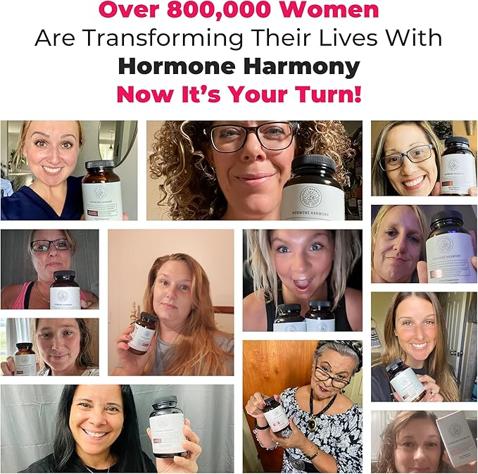 Happy Mammoth **Not Available Hormone Harmony Natural Hormonal Support for Women, Relief for Menopause, Perimenopause, Healthy Hormonal Balance, Hot Flashes. 72 Capsules.
